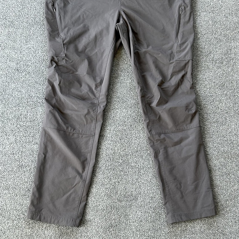Duluth Trading Co Pants Womens 18x31 Gray Hiking Nylon Stretch Zip Pockets Trail - Picture 8 of 16